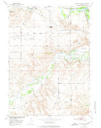 Register Cliff Wyoming Historical topographic map, 1:24000 scale, 7.5 X 7.5 Minute, Year 1950