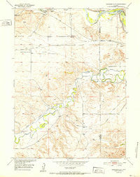 Register Cliff Wyoming Historical topographic map, 1:24000 scale, 7.5 X 7.5 Minute, Year 1952