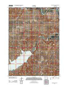 Register Cliff Wyoming Historical topographic map, 1:24000 scale, 7.5 X 7.5 Minute, Year 2012