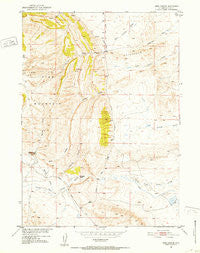 Reid Canyon Wyoming Historical topographic map, 1:24000 scale, 7.5 X 7.5 Minute, Year 1951