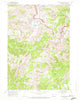 Rendezvous Peak Wyoming Historical topographic map, 1:24000 scale, 7.5 X 7.5 Minute, Year 1968