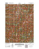 Rendezvous Peak Wyoming Historical topographic map, 1:24000 scale, 7.5 X 7.5 Minute, Year 2012