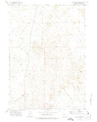 Reno Junction Wyoming Historical topographic map, 1:24000 scale, 7.5 X 7.5 Minute, Year 1971