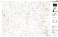 Reno Junction Wyoming Historical topographic map, 1:100000 scale, 30 X 60 Minute, Year 1974