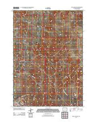 Reno Junction Wyoming Historical topographic map, 1:24000 scale, 7.5 X 7.5 Minute, Year 2012