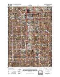 Reno Reservoir Wyoming Historical topographic map, 1:24000 scale, 7.5 X 7.5 Minute, Year 2012