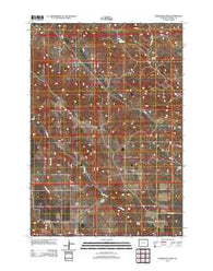Reservoir Creek Wyoming Historical topographic map, 1:24000 scale, 7.5 X 7.5 Minute, Year 2012
