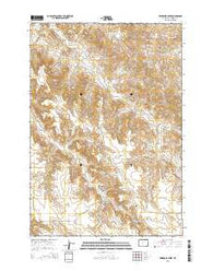 Reservoir Creek Wyoming Current topographic map, 1:24000 scale, 7.5 X 7.5 Minute, Year 2015