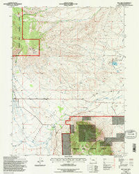 Rex Lake Wyoming Historical topographic map, 1:24000 scale, 7.5 X 7.5 Minute, Year 1992