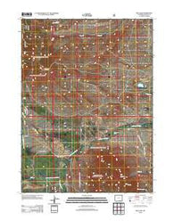 Rex Lake Wyoming Historical topographic map, 1:24000 scale, 7.5 X 7.5 Minute, Year 2012