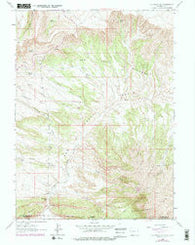 Richards Gap Wyoming Historical topographic map, 1:24000 scale, 7.5 X 7.5 Minute, Year 1963