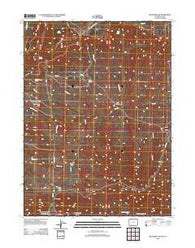 Richards Gap Wyoming Historical topographic map, 1:24000 scale, 7.5 X 7.5 Minute, Year 2012