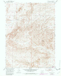 Richeau Hills Wyoming Historical topographic map, 1:24000 scale, 7.5 X 7.5 Minute, Year 1953