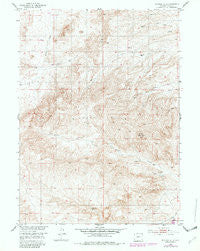 Richeau Hills Wyoming Historical topographic map, 1:24000 scale, 7.5 X 7.5 Minute, Year 1953