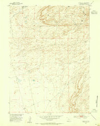 Riddle Cut Wyoming Historical topographic map, 1:24000 scale, 7.5 X 7.5 Minute, Year 1953