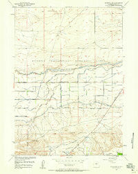 Riverton NE Wyoming Historical topographic map, 1:24000 scale, 7.5 X 7.5 Minute, Year 1957