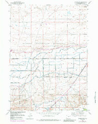 Riverton NE Wyoming Historical topographic map, 1:24000 scale, 7.5 X 7.5 Minute, Year 1957
