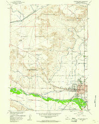 Riverton West Wyoming Historical topographic map, 1:24000 scale, 7.5 X 7.5 Minute, Year 1959