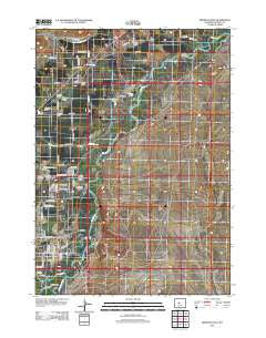 Riverton East Wyoming Historical topographic map, 1:24000 scale, 7.5 X 7.5 Minute, Year 2012