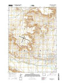 Riverton West Wyoming Current topographic map, 1:24000 scale, 7.5 X 7.5 Minute, Year 2015