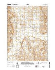 Riverview Wyoming Current topographic map, 1:24000 scale, 7.5 X 7.5 Minute, Year 2015