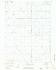Robb Draw Wyoming Historical topographic map, 1:24000 scale, 7.5 X 7.5 Minute, Year 1960