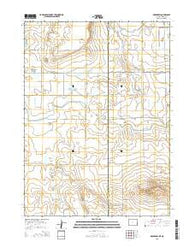Robb Draw Wyoming Current topographic map, 1:24000 scale, 7.5 X 7.5 Minute, Year 2015