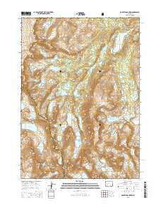 Roberts Mountain Wyoming Current topographic map, 1:24000 scale, 7.5 X 7.5 Minute, Year 2015