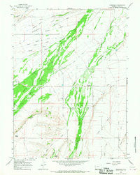 Robertson Wyoming Historical topographic map, 1:24000 scale, 7.5 X 7.5 Minute, Year 1964