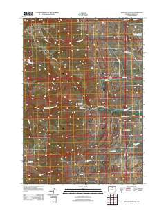 Robinson Canyon Wyoming Historical topographic map, 1:24000 scale, 7.5 X 7.5 Minute, Year 2012