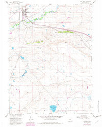 Rock River Wyoming Historical topographic map, 1:24000 scale, 7.5 X 7.5 Minute, Year 1955