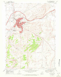 Rock Springs Wyoming Historical topographic map, 1:24000 scale, 7.5 X 7.5 Minute, Year 1968