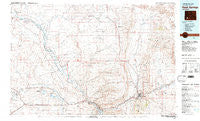 Rock Springs Wyoming Historical topographic map, 1:100000 scale, 30 X 60 Minute, Year 1981