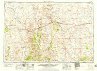 Rock Springs Wyoming Historical topographic map, 1:250000 scale, 1 X 2 Degree, Year 1958