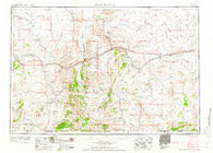 Rock Springs Wyoming Historical topographic map, 1:250000 scale, 1 X 2 Degree, Year 1958