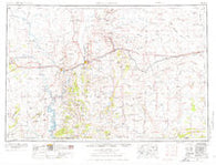 Rock Springs Wyoming Historical topographic map, 1:250000 scale, 1 X 2 Degree, Year 1954