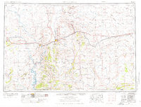 Rock Springs Wyoming Historical topographic map, 1:250000 scale, 1 X 2 Degree, Year 1954