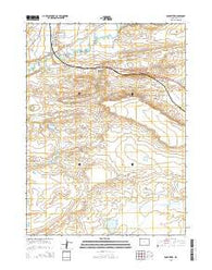 Rock River Wyoming Current topographic map, 1:24000 scale, 7.5 X 7.5 Minute, Year 2015