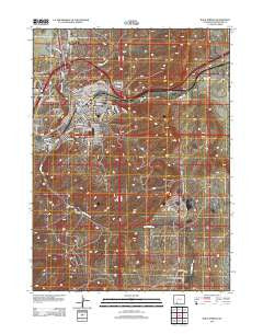 Rock Springs Wyoming Historical topographic map, 1:24000 scale, 7.5 X 7.5 Minute, Year 2012