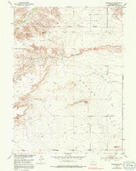 Rockeagle Wyoming Historical topographic map, 1:24000 scale, 7.5 X 7.5 Minute, Year 1950