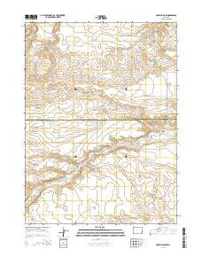 Rocky Hollow Wyoming Current topographic map, 1:24000 scale, 7.5 X 7.5 Minute, Year 2015