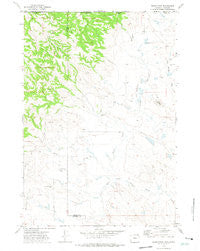 Rockypoint Wyoming Historical topographic map, 1:24000 scale, 7.5 X 7.5 Minute, Year 1972