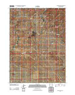 Rogers Creek Wyoming Historical topographic map, 1:24000 scale, 7.5 X 7.5 Minute, Year 2012