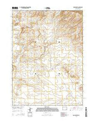 Rogers Creek Wyoming Current topographic map, 1:24000 scale, 7.5 X 7.5 Minute, Year 2015