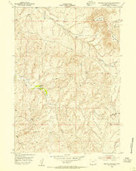 Rolling Pin Ranch Wyoming Historical topographic map, 1:24000 scale, 7.5 X 7.5 Minute, Year 1953