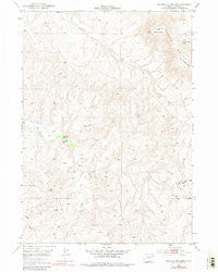 Rolling Pin Ranch Wyoming Historical topographic map, 1:24000 scale, 7.5 X 7.5 Minute, Year 1953