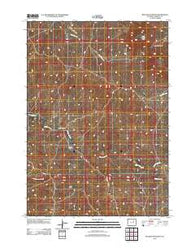 Rolling Pin Ranch Wyoming Historical topographic map, 1:24000 scale, 7.5 X 7.5 Minute, Year 2012