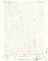 Rongis Reservoir SE Wyoming Historical topographic map, 1:24000 scale, 7.5 X 7.5 Minute, Year 1952