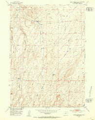 Rongis Reservoir SE Wyoming Historical topographic map, 1:24000 scale, 7.5 X 7.5 Minute, Year 1952