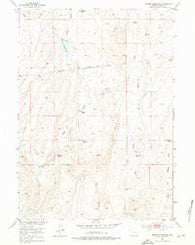 Rongis Reservoir Wyoming Historical topographic map, 1:24000 scale, 7.5 X 7.5 Minute, Year 1952